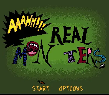 Aaahh!!! Real Monsters (USA) screen shot title